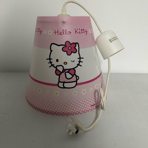 Hello Kitty ceiling light like new for children