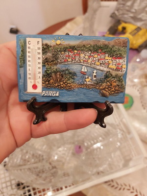 Decorative thermometer from Parga like new