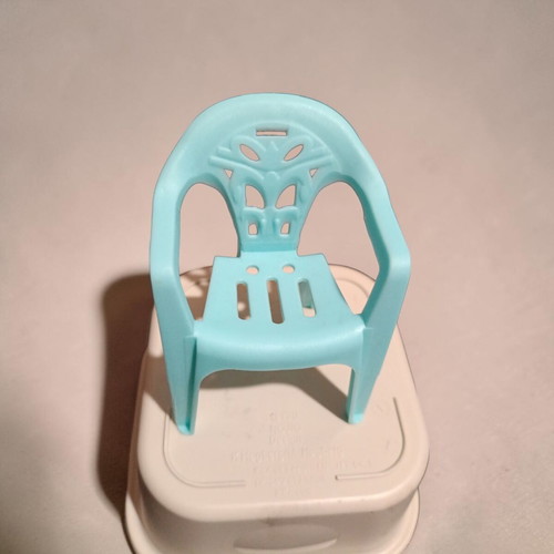 Mini Greek Plastic Chair pastel blue new