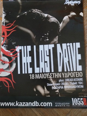 The Last Drive poster used, approx. 37x22 cm