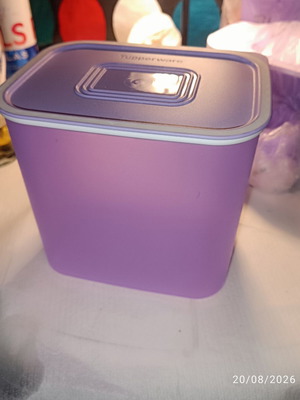 Tupperware Quadro set of 6 airtight containers, lilac