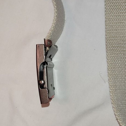 Sex and Jeans adjustable belt used, white