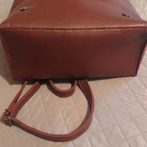 Backpack bag burgundy used in excellent condition