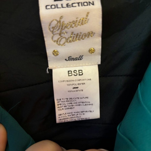 BSB dress used, emerald, special edition, size S
