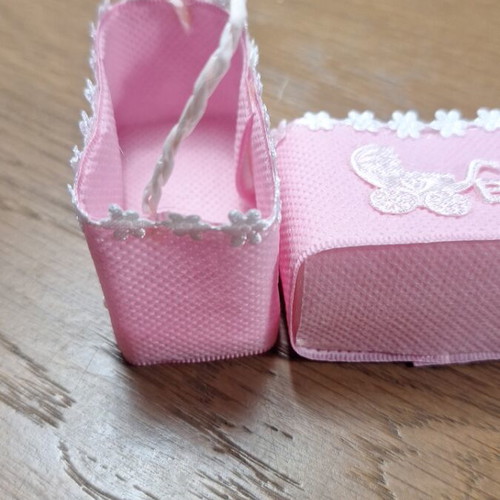 Small pink bag for girl bomboniera, pack of 70, new