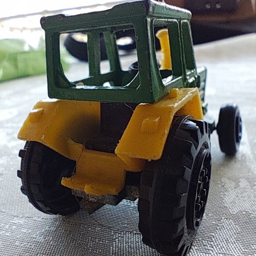 Majorette Tracteur No 208 1:65 vintage metal tractor used