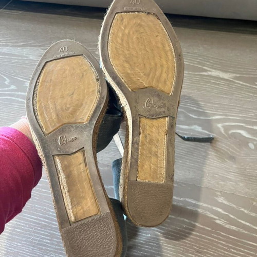 Castaner espadrilles open, like new, grey-blue, size 40