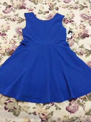 Juicy Couture φόρεμα καινούργιο, μέγεθος L, μπλε ελεκτρίκ