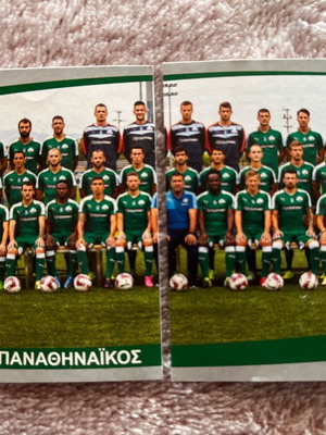Стикери Panini Panathinaikos като нови, 2 броя