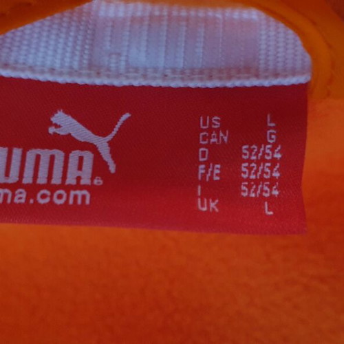 Men's Sleeveless Puma Vest orange like new, size L