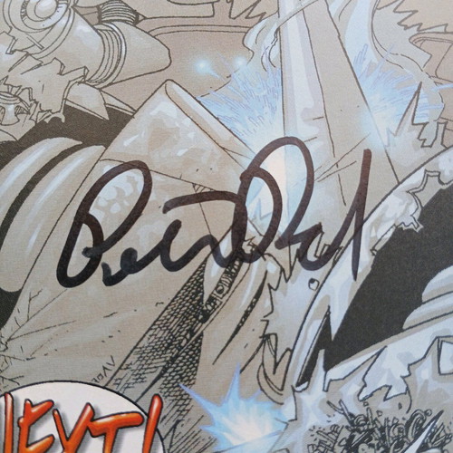 Incredible Hulk #463 used with Peter David autograph