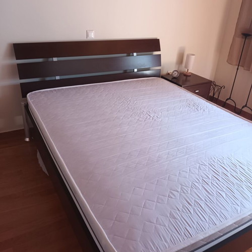Bo Consept bed 1.60 x 2.00 m with Relax Strom mattress, slats and bedside table