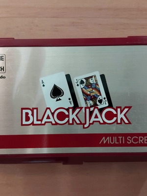 Nintendo Game & Watch Black Jack used handheld console