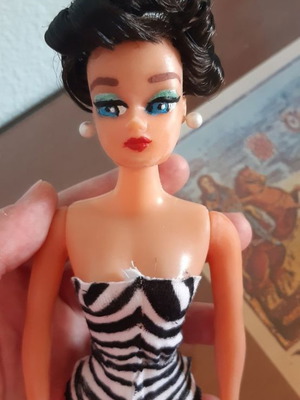 Barbie OOAK swimsuit inspired by Barbie's first swimsuit new