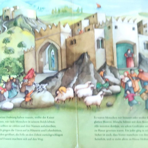 Die Weihnachtsgeschichte illustrated children's book like new, German