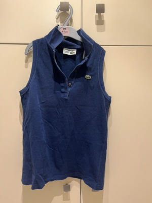 Lacoste women's top size 38 like new, blue