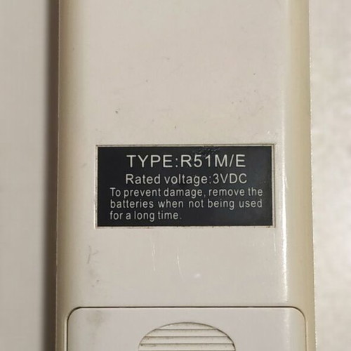 Midea air conditioner remote control used, Type R51M/E