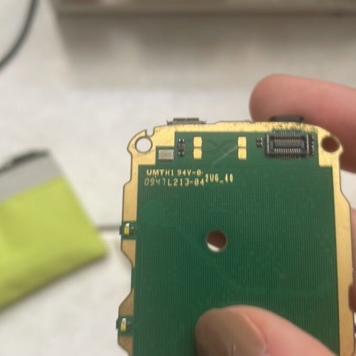 Mobile phone circuit board with buttons