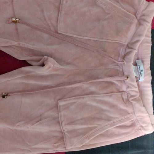 Girls' sportswear pants SugarFree like new, light apple color, size 164 cm