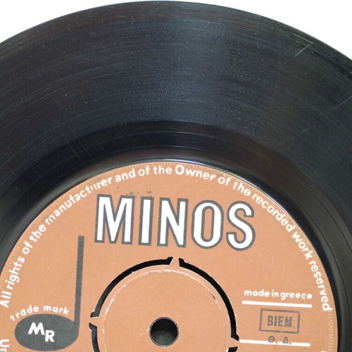 Tolis Voskopoulos Misos Kai Agapi & I Axioprepeia 7'' vinyl used, laiko