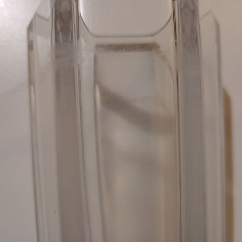 Crystal vase used, heavy and simple design