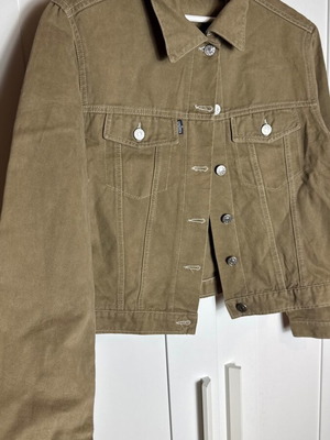 Jacket women's khaki olive large size like new