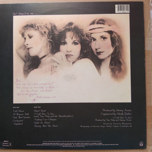 Stevie Nicks The Wild Heart LP rock near mint