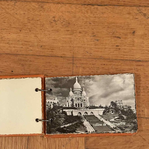 Miniature album with Paris photos used