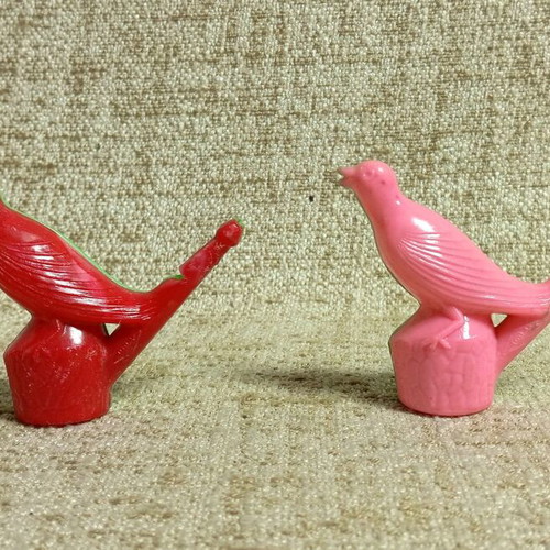 Nightingale Whistles new, plastic pack of 2