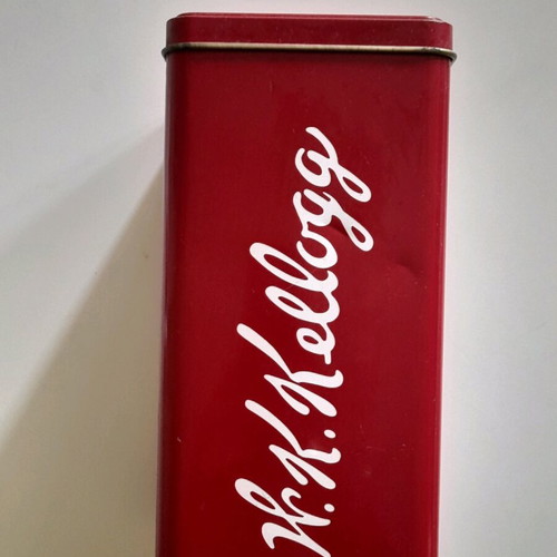 Kelloggs collectible metal tin like new