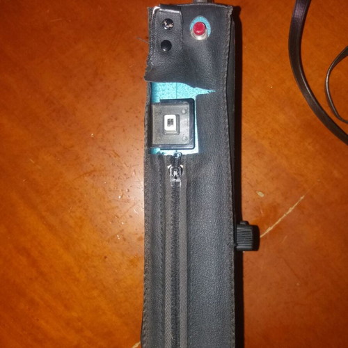 Sommerkamp walkie talkie used, 2 pieces with leather cases