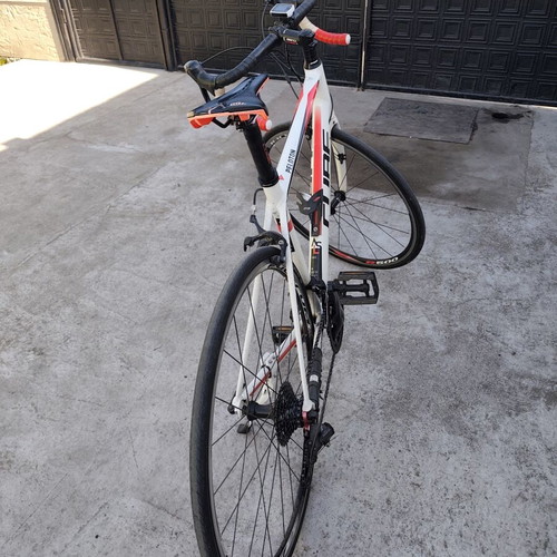 Road bike 29 inch used, red, with gears