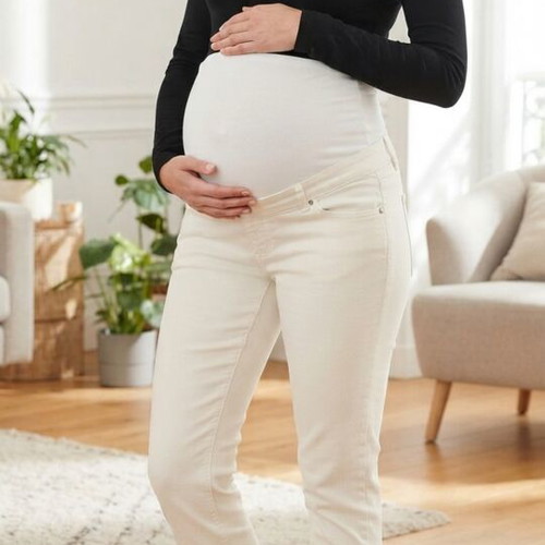 Maternity pants size 40 like new, white