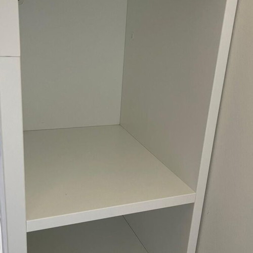 IKEA BRIMNES headboard 160 cm white with storage, used