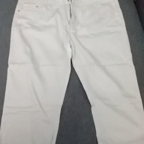 Women's Elastic Capri Pants used, beige, size 6XL