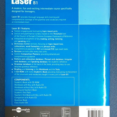 Laser B1 Test Book with Key new