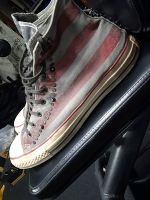 Converse All Star vintage American flag γκρι 44 σε άριστη κατάσταση