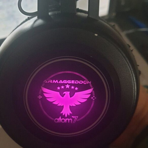 Armaggeddon Atom 7 wired gaming headset used