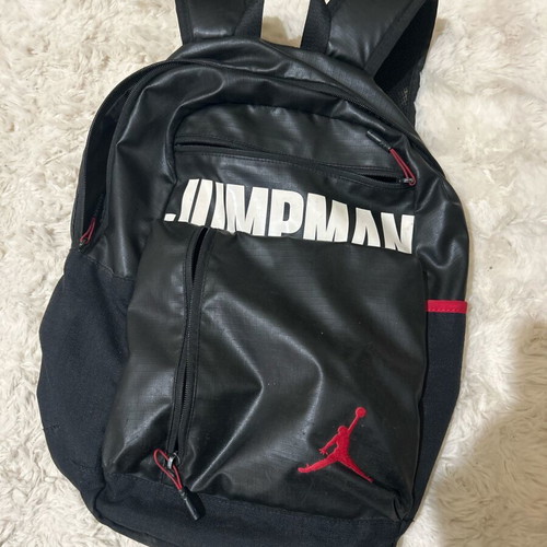Jordan backpack like new, black and red