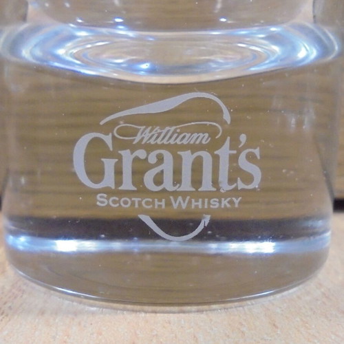 Grant's Scotch Whisky set of two promotional glasses used