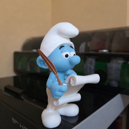 3D print Smurf figure Jokey 18cm, plastic PLA