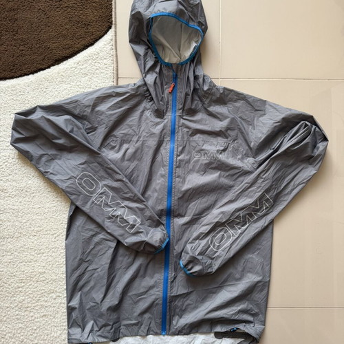 OMM Halo Waterproof Jacket, men's size M, grey