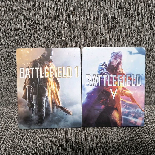 Battlefield 1 and 5 Steelbook for PS4 used