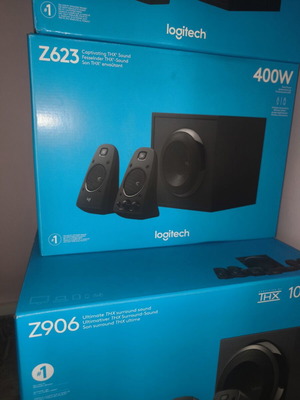 Ηχεία Logitech Z623 επιδαπέδια καινούργια, 200W RMS, πιστοποιημένα THX