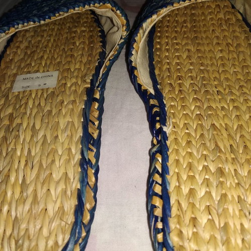 Chinese women's straw slippers new ethnic style