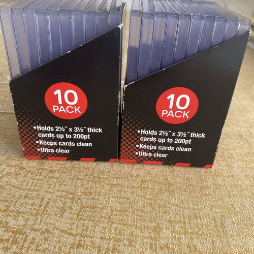 Top loaders pack of 20, super thick, like new