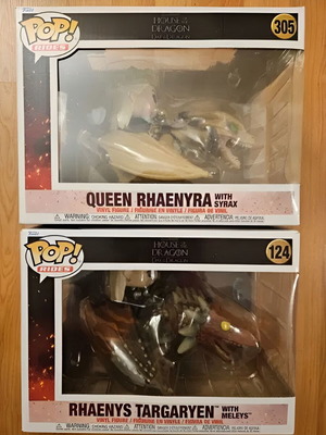 Game of Thrones House of the Dragon Funko Pop φιγούρες σαν καινούργιες