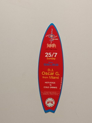 Collectible Die-Cut Flyer Marlboro "Surf Jam" like new