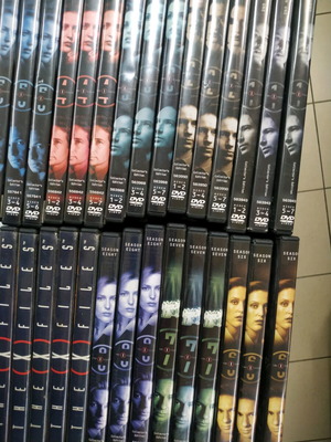 The X Files used series 9 seasons, 57 DVDs with subtitles