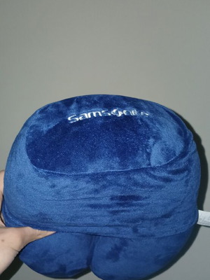 Μαξιλάρι ταξιδιού Samsonite νέο, μπλε με θήκη